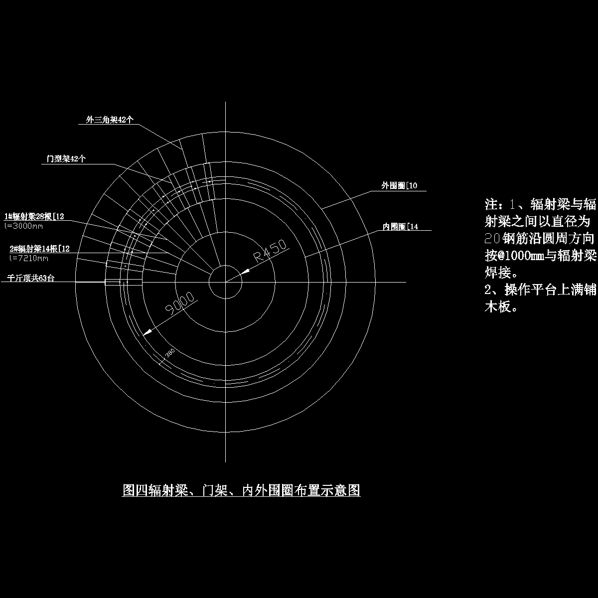 辐射梁、门架、内外围圈布置示意图.dwg