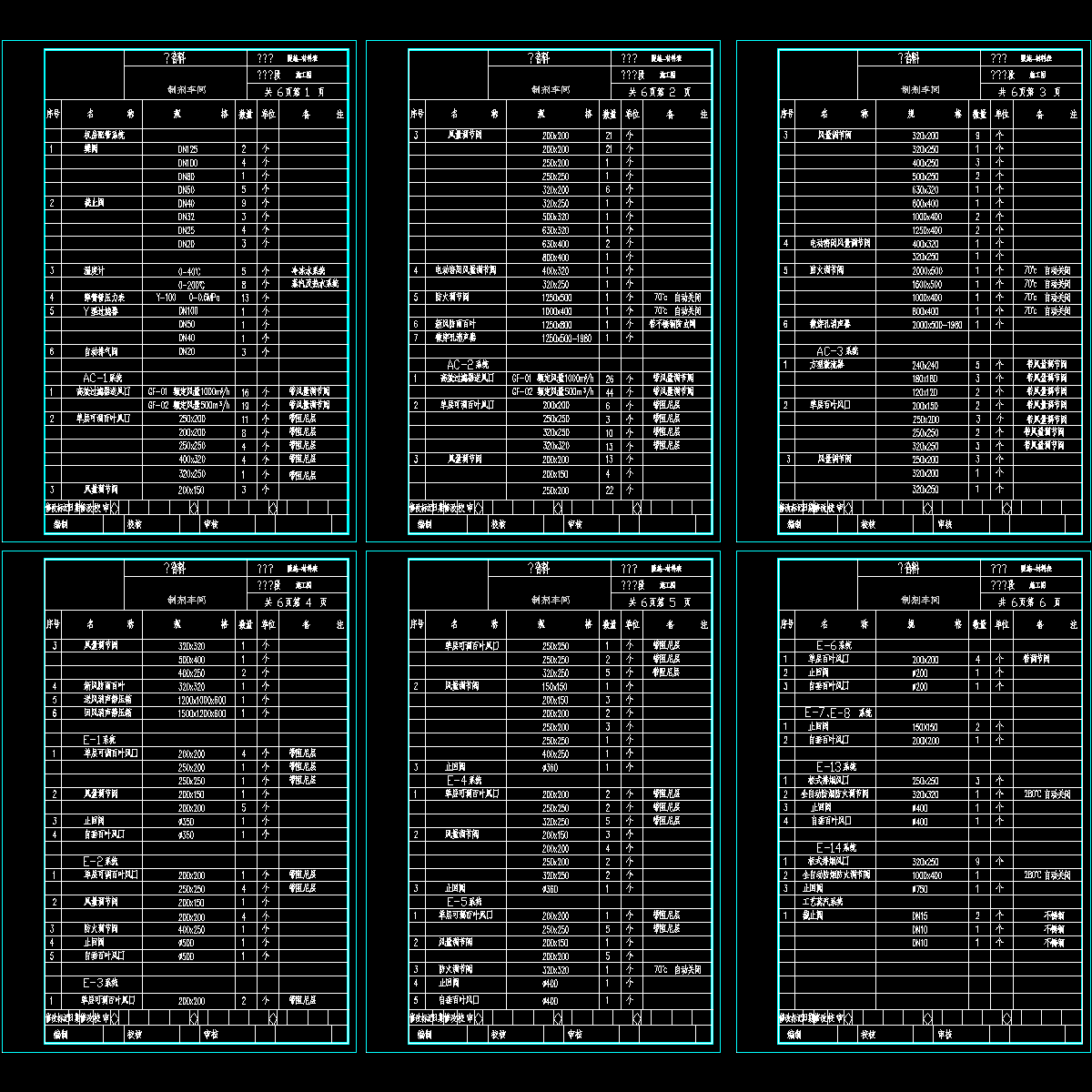 设备与材料表.dwg