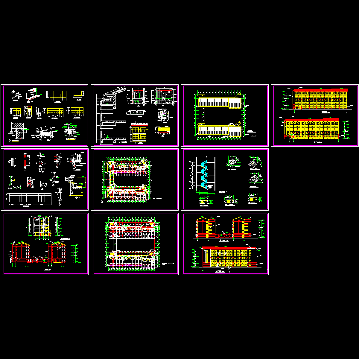 学生宿舍建筑技术图纸.dwg