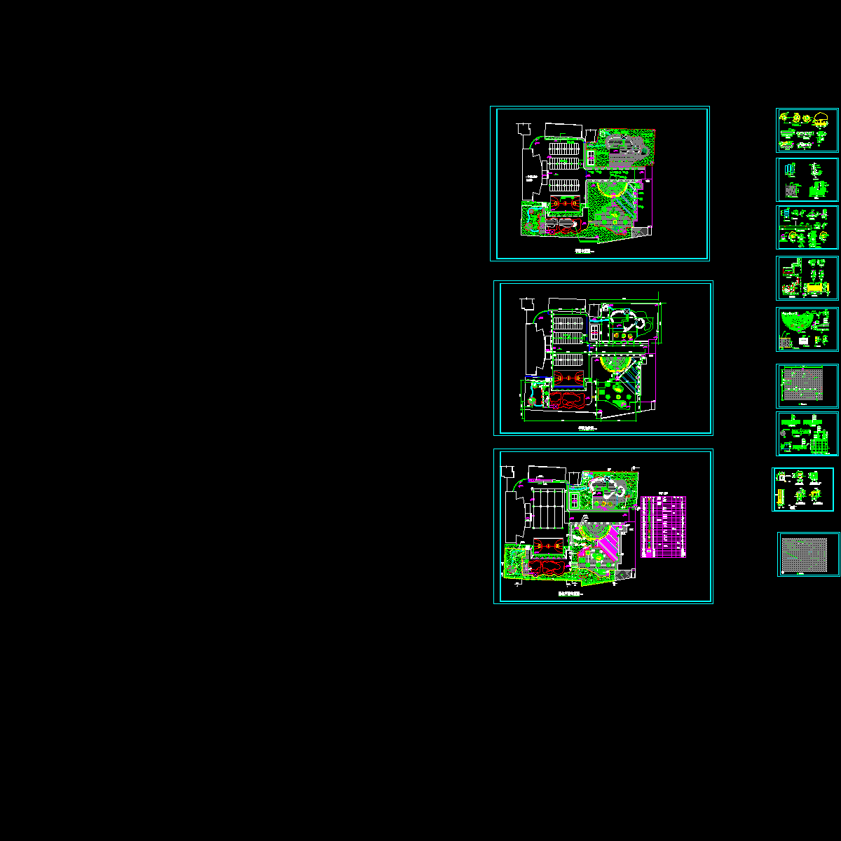 广场环境施工CAD图纸 - 1