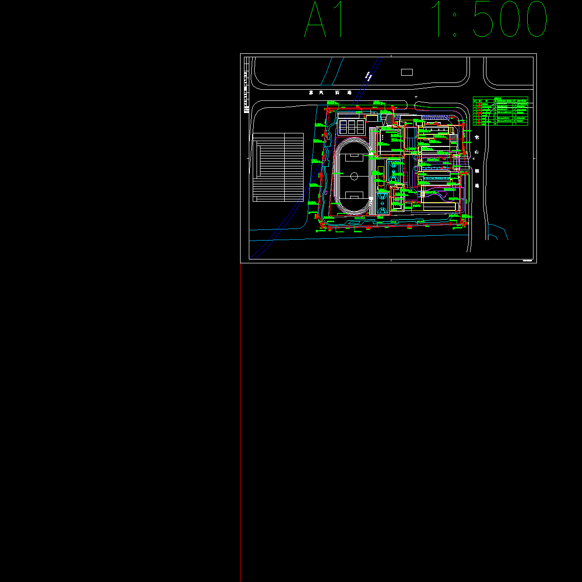 小学弱电系统施工CAD大样图（智能化系统齐全） - 1