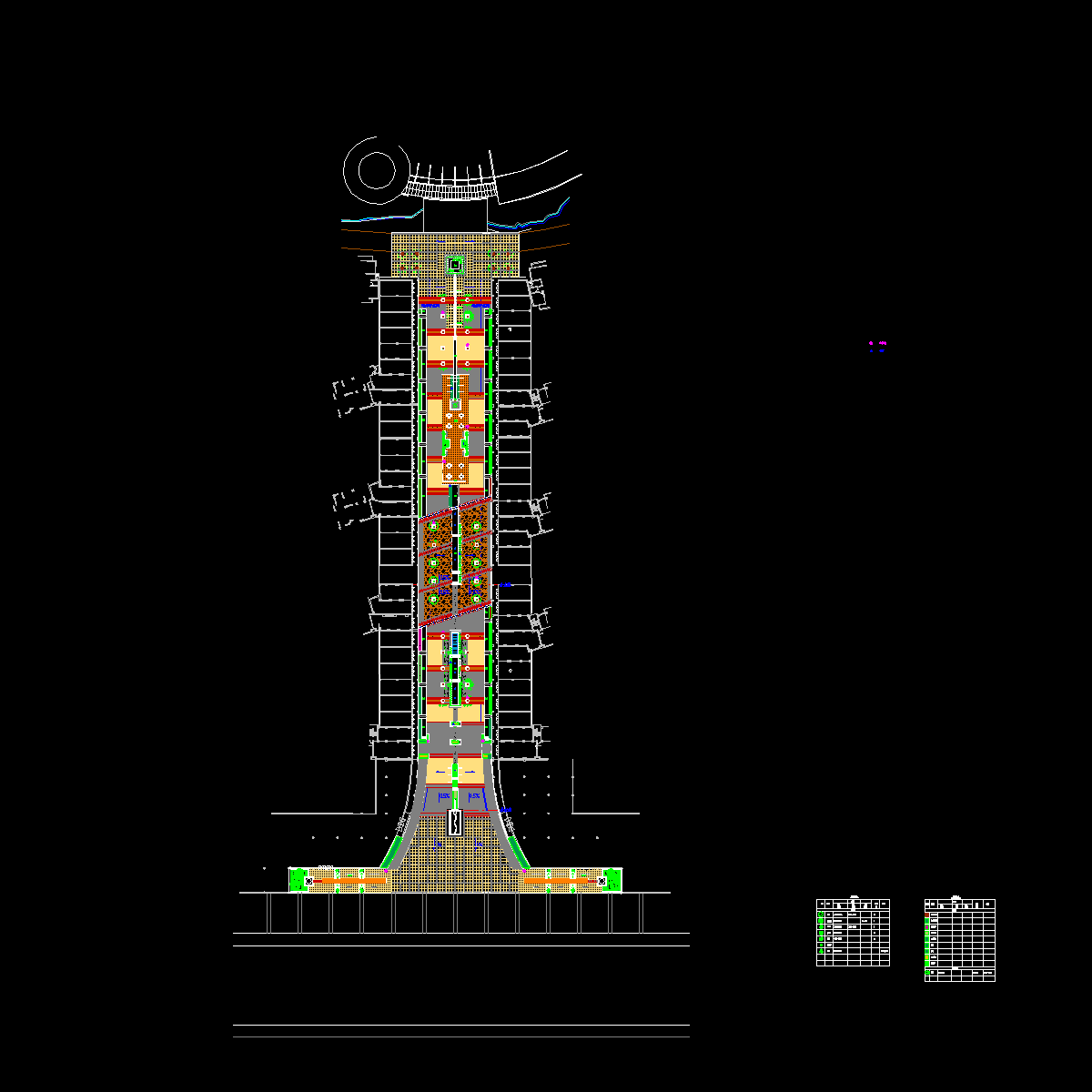 小区商业街方案_CAD - 1