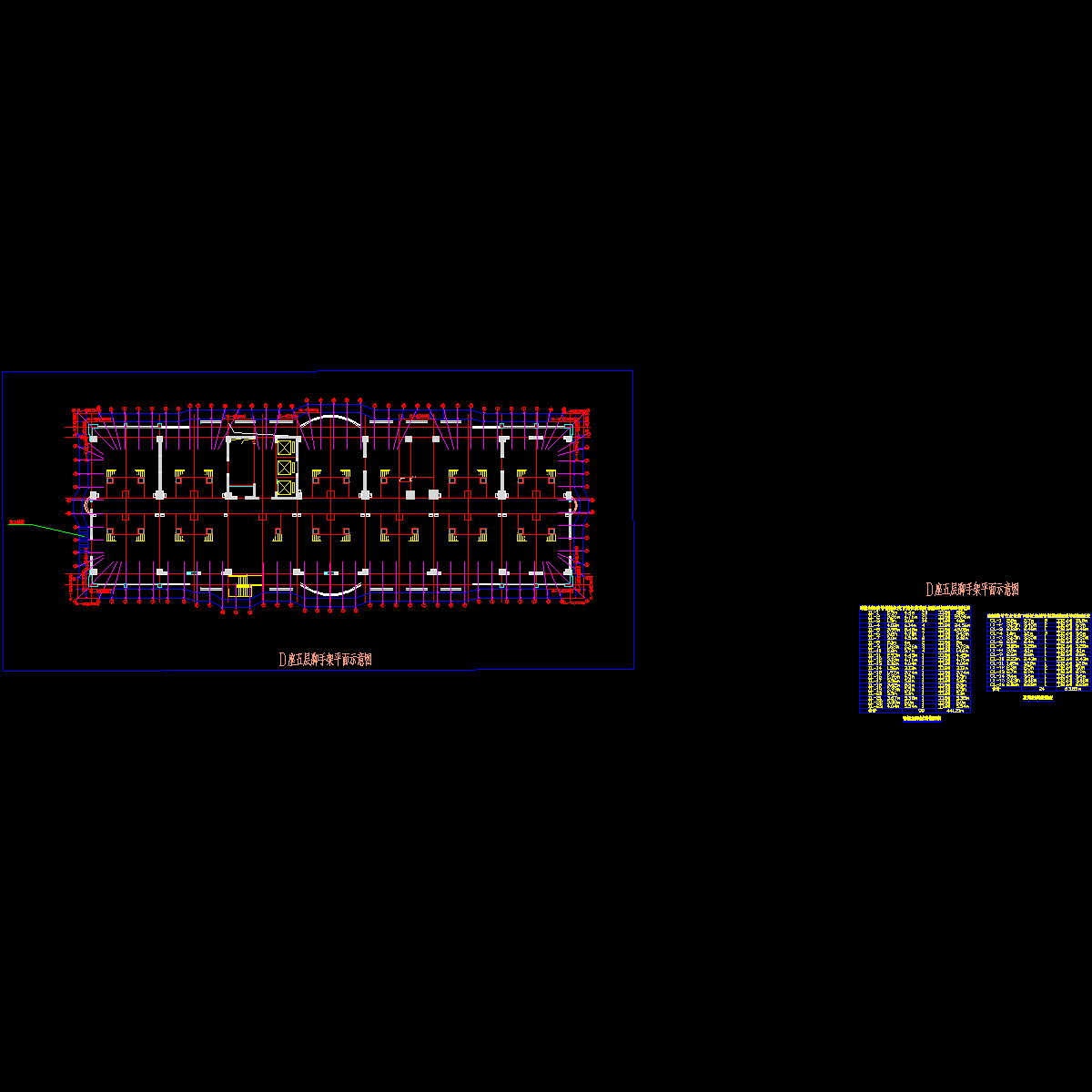 d座脚手架平面布置示意图.dwg