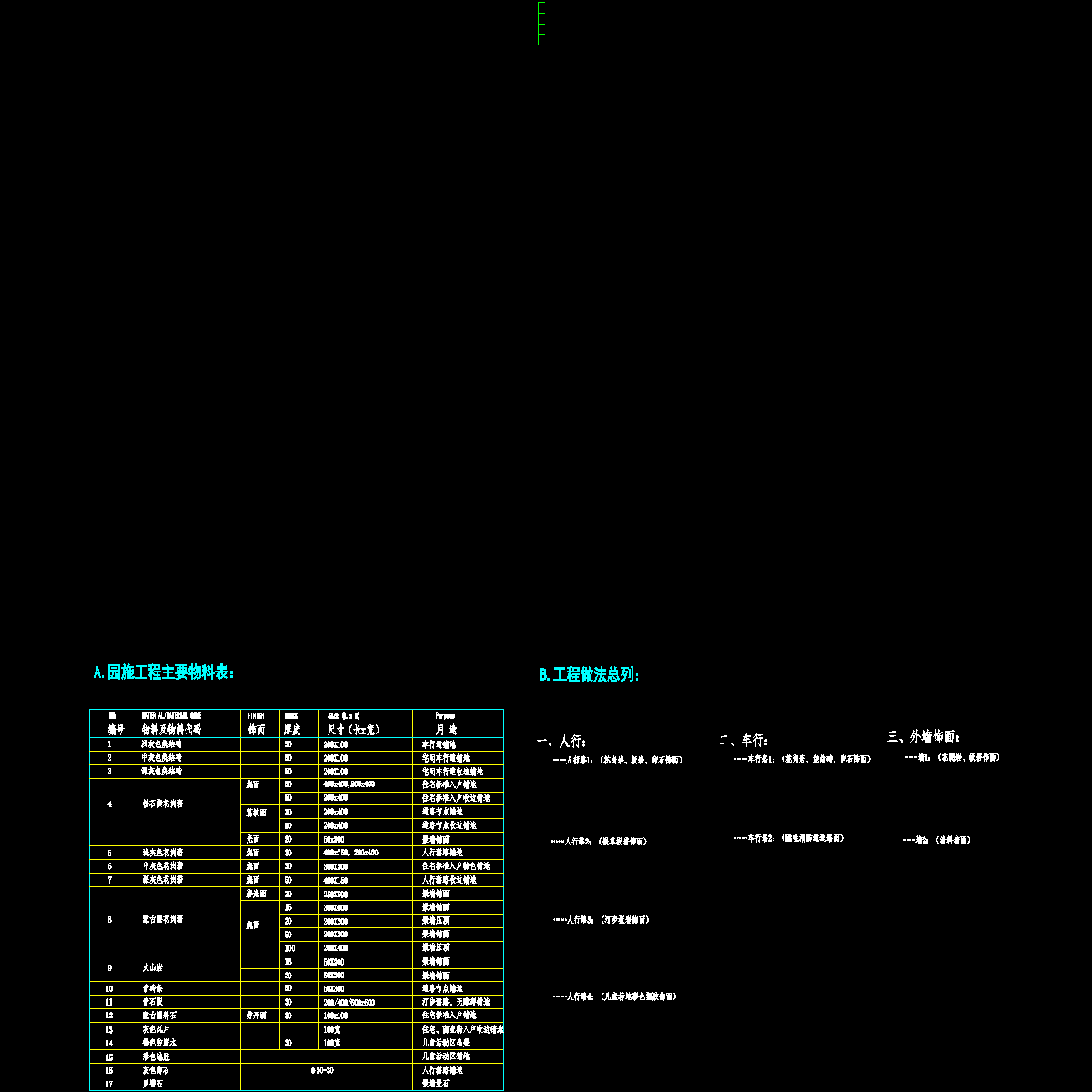 yj-03物料及工程做法表.dwg