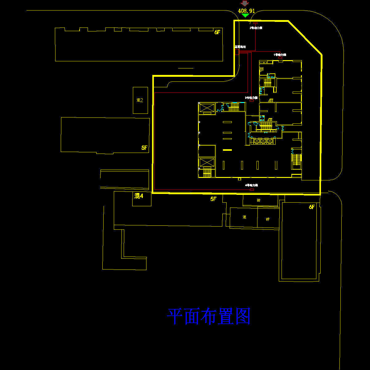 高层住宅临时用电施工方案cad - 1