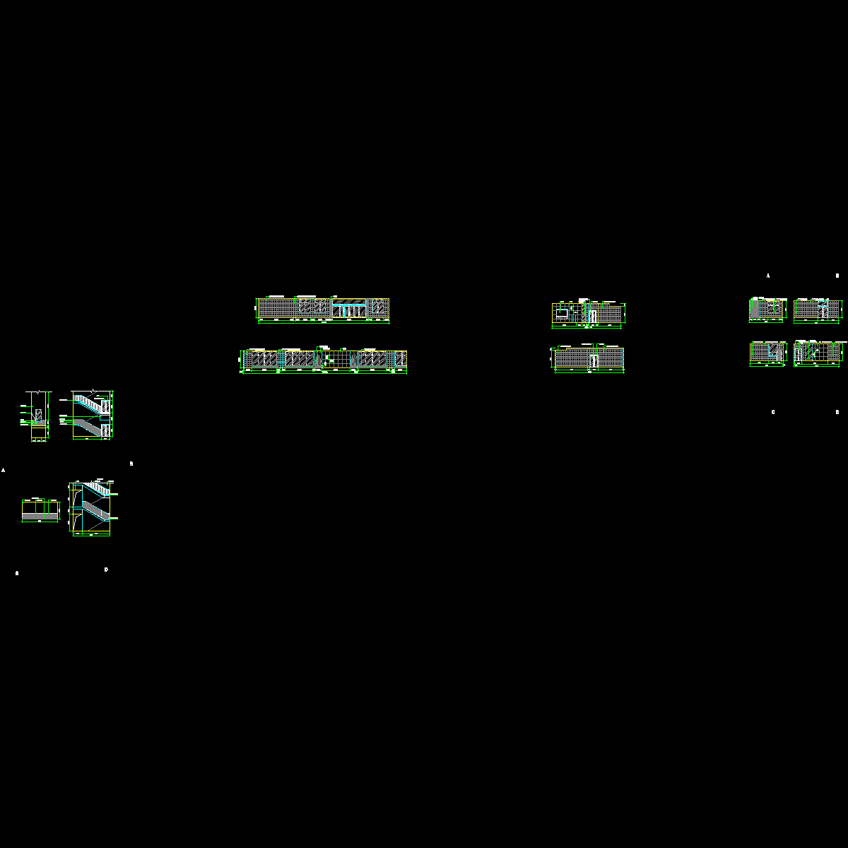 大连xx图书馆立面图-一层-ok.dwg