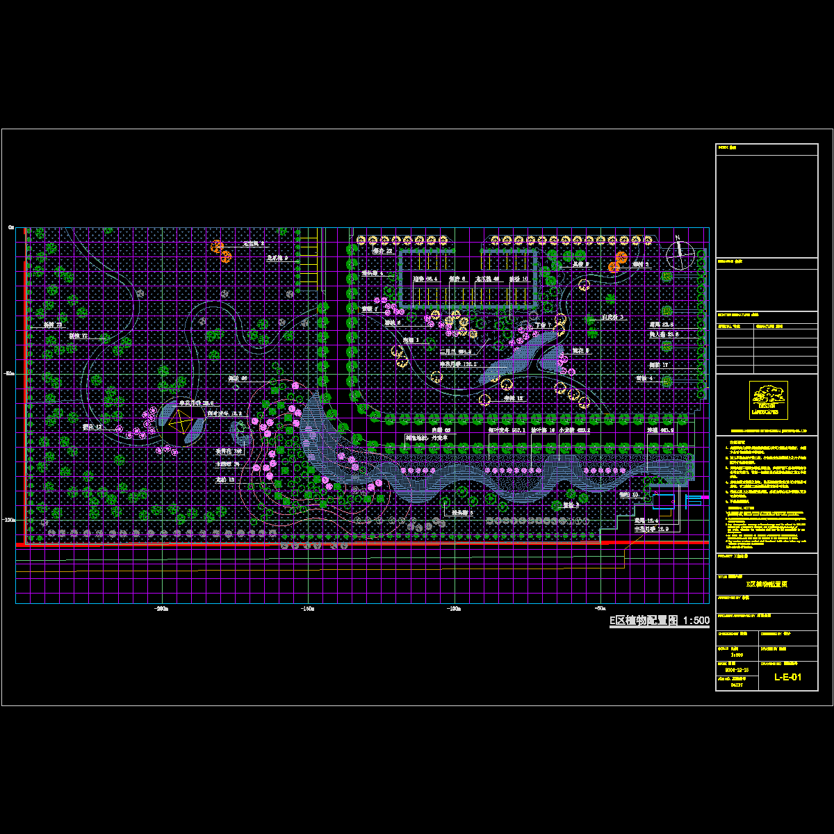 l-e-01区植物配置图.dwg