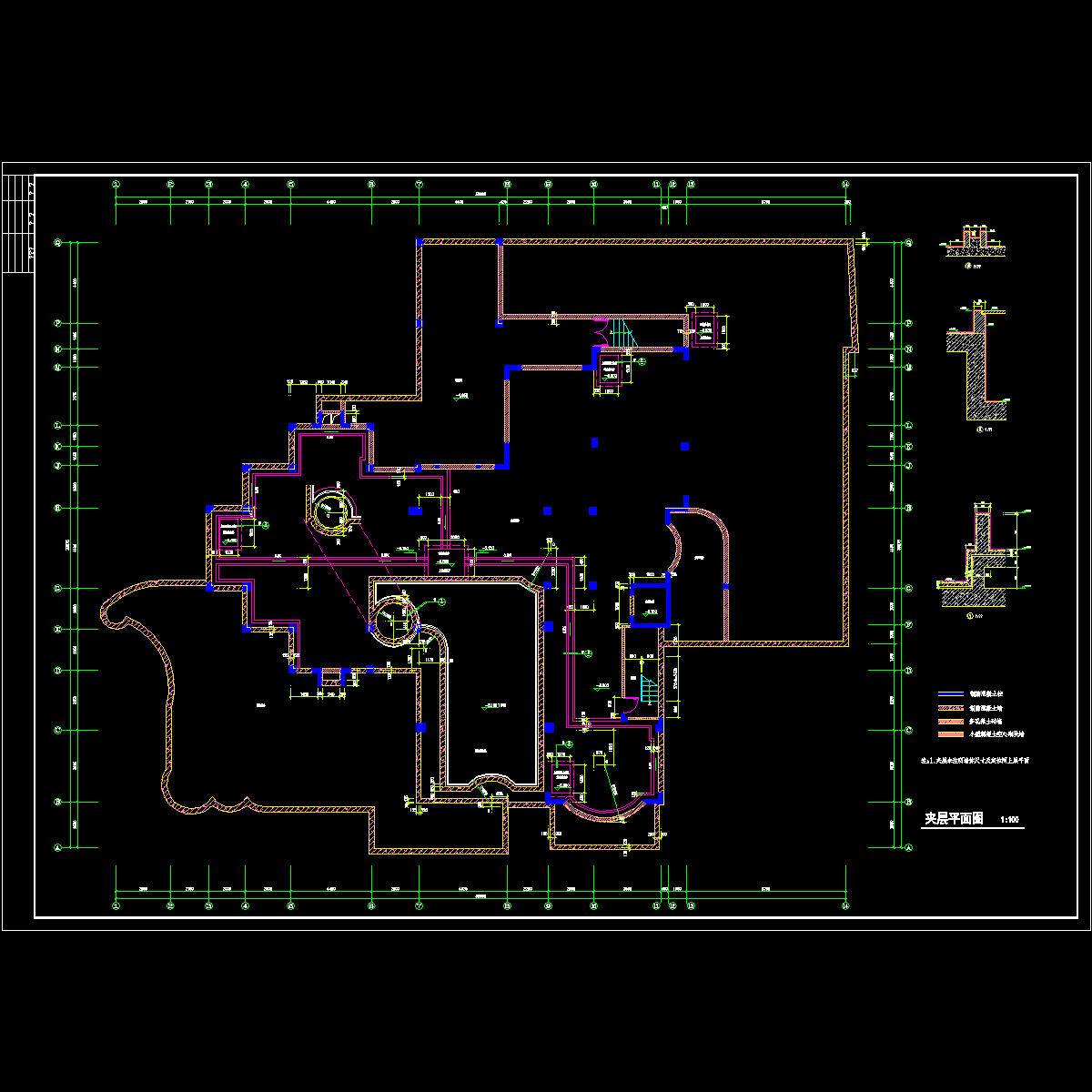 地下夹层平面.dwg