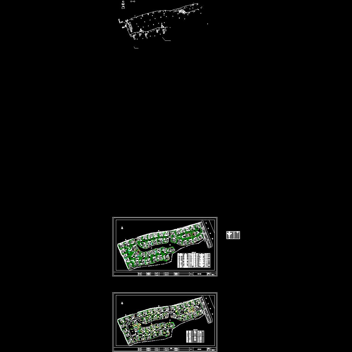 居住区景观绿化施工CAD图纸 - 1