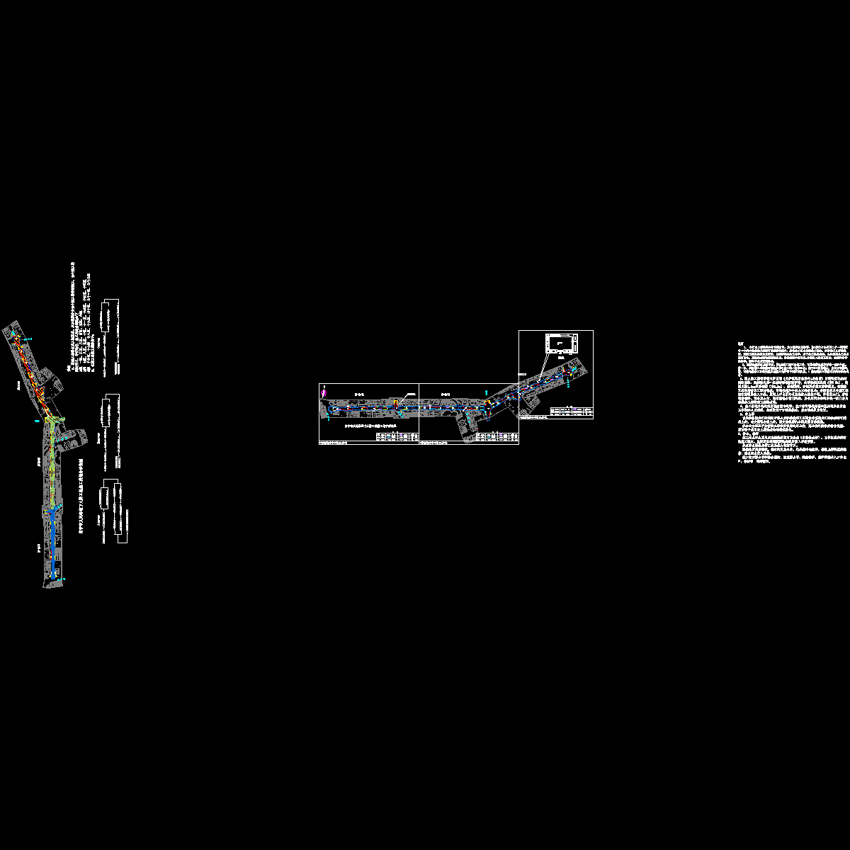 商业街地下人防工程施工组织设计（单建式人防工程）,平面布置图 - 1