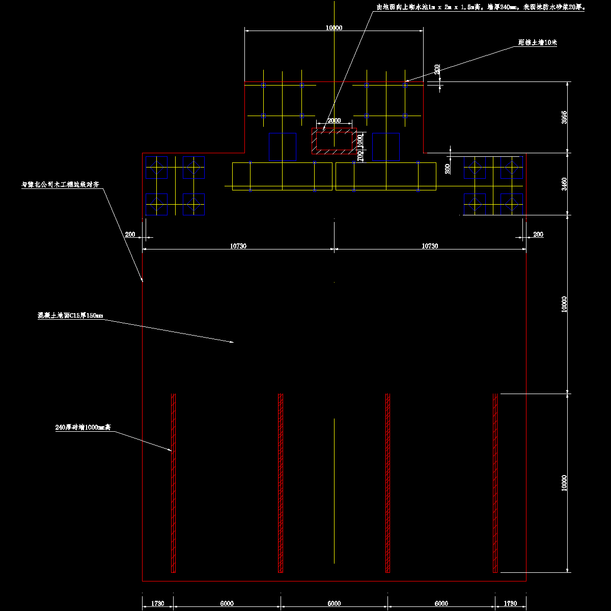 搅拌站地面布置图.dwg