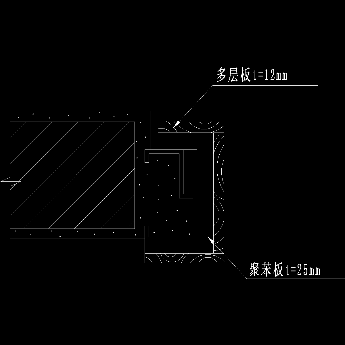 塑钢门框成品保护示意图纸cad - 1