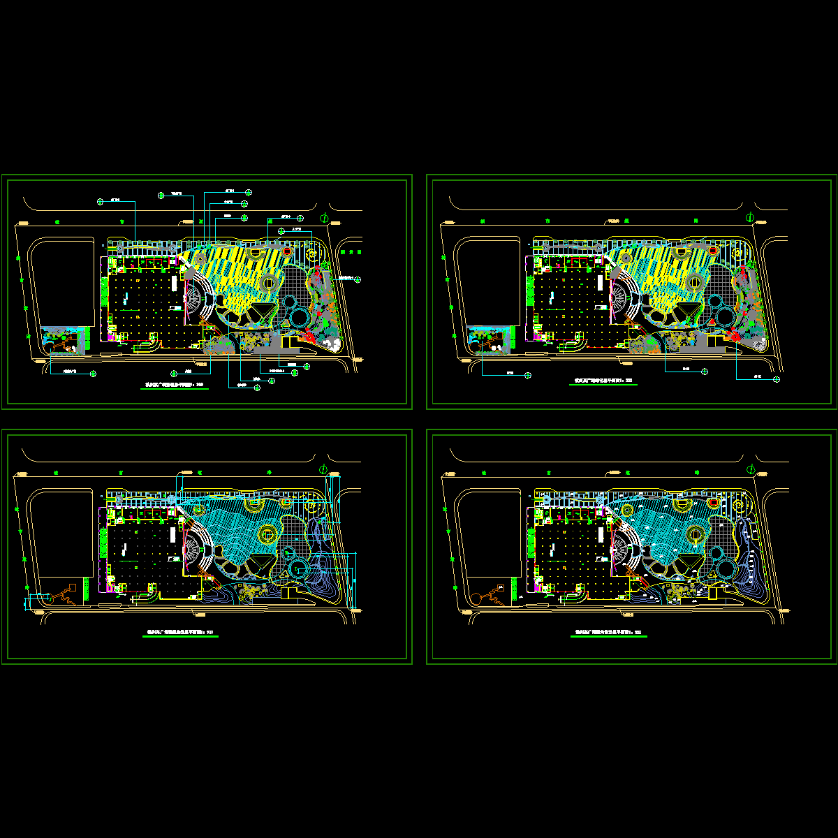 商业广场景观规划_CAD - 1