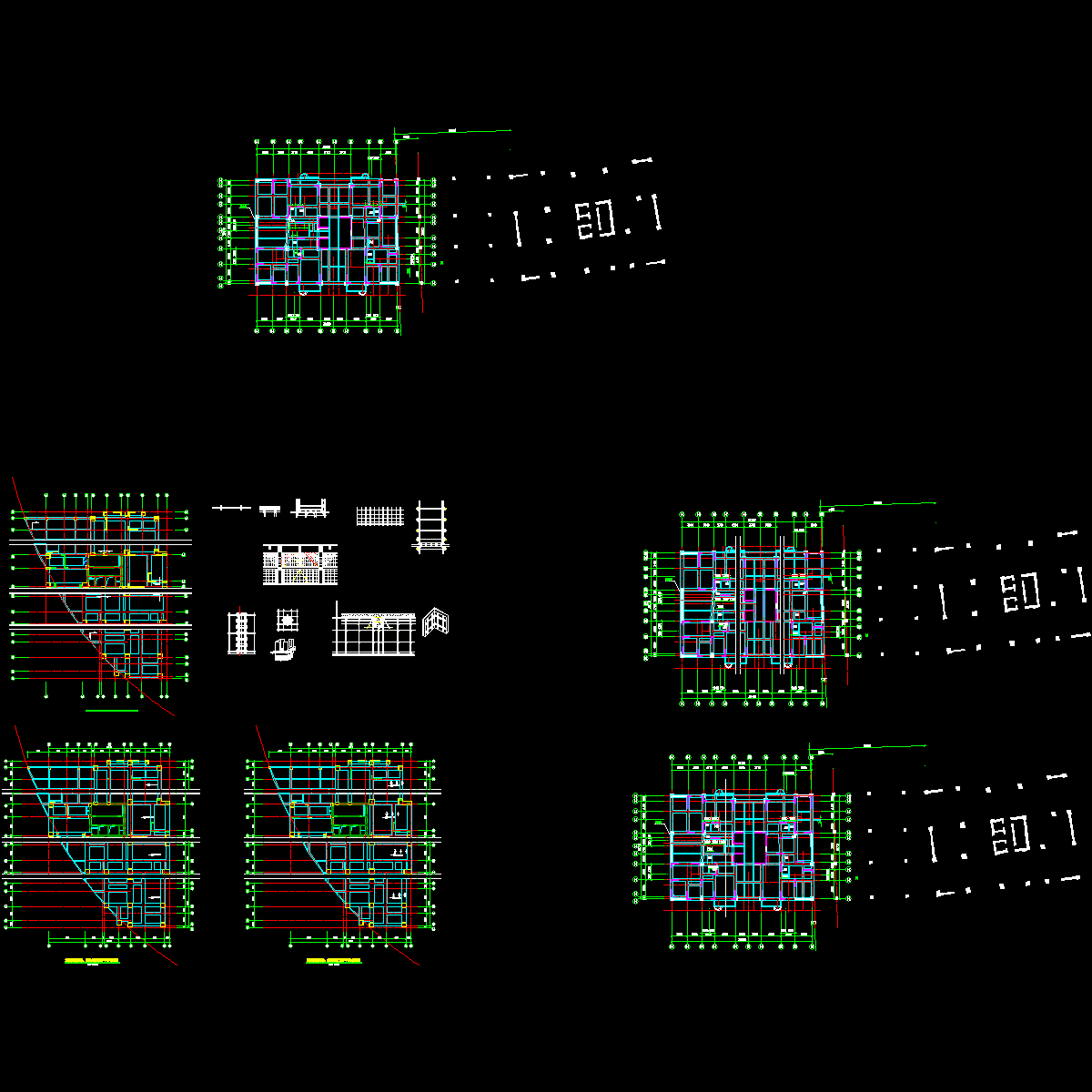 高层住宅转换层施工方案cad - 1