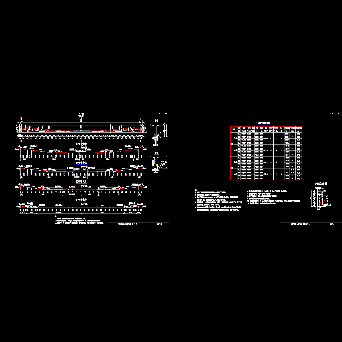 05 t梁预应力钢束布置图（一）~（二）.dwg