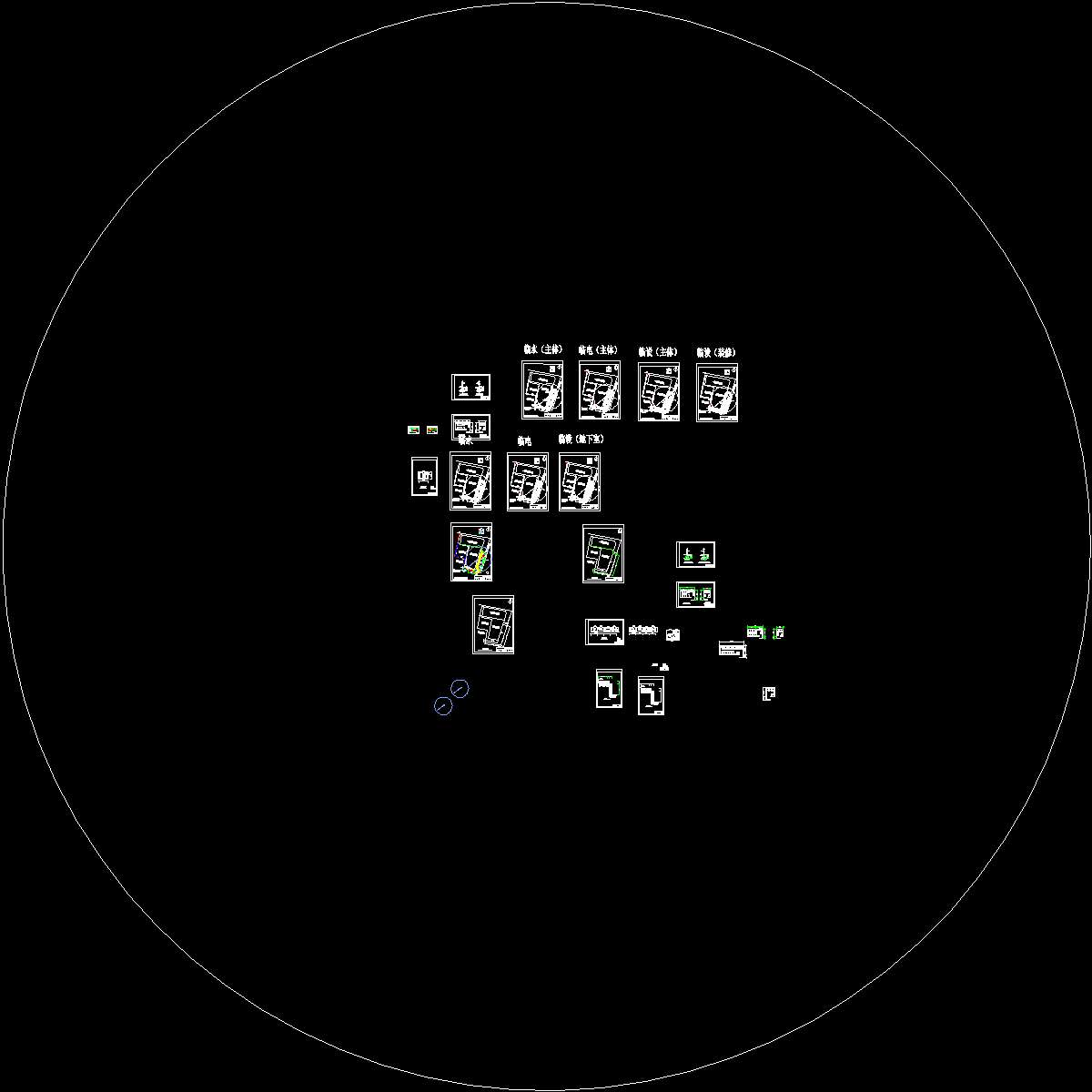 高层住宅地下结构施工方案cad - 1