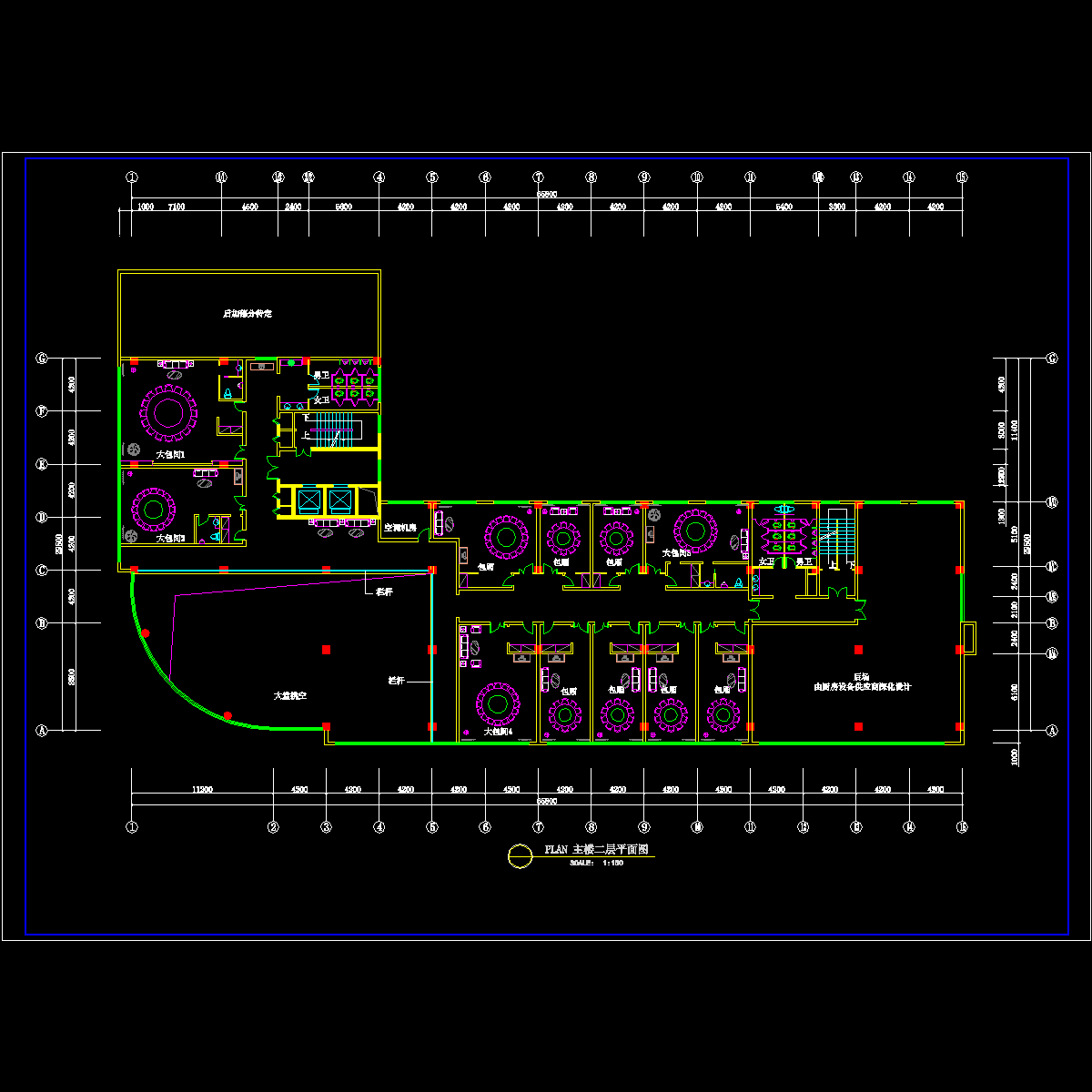 主楼二层平面图.dwg