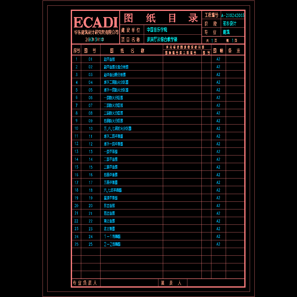 00 目录.dwg