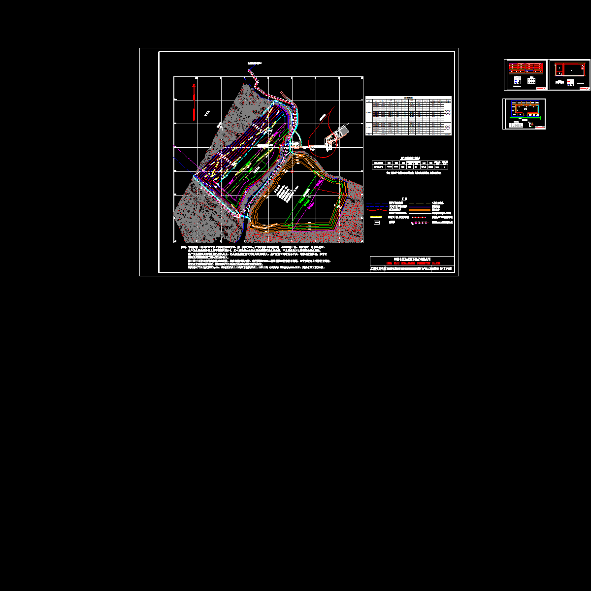 煤矿工程生产期土方剥离施工组织方案_CAD - 1