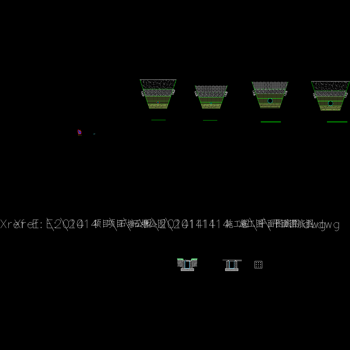 知名小学校园环境景观规划施工CAD图纸 - 1