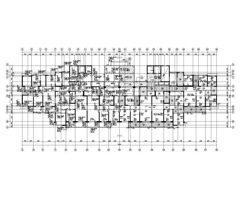 2018高层框架结构住宅楼结构施工图纸30Pcad - 3