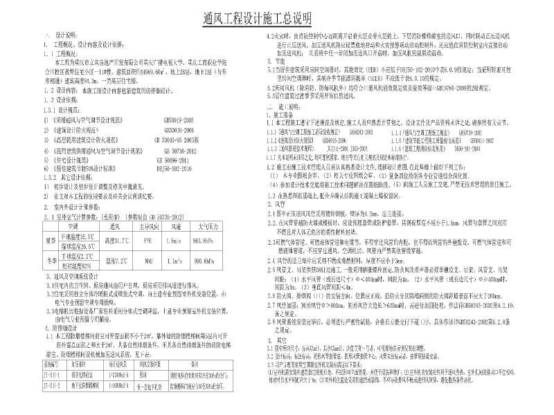 15万平住宅建筑通风设计施工图纸cad - 3