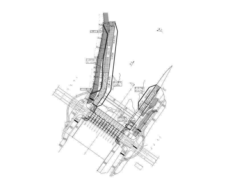 水闸下游护岸水毁修复工程图纸2021+37Pcad - 1