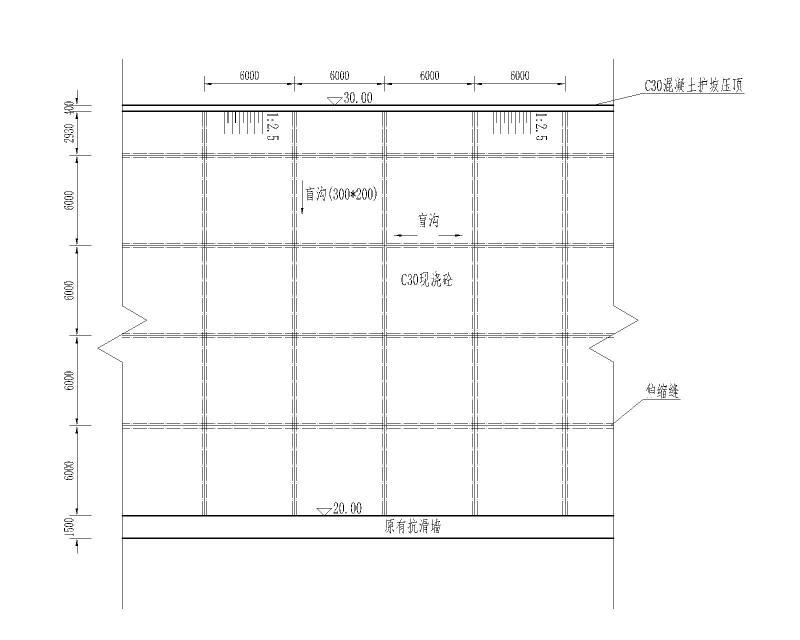 水闸下游护岸水毁修复工程图纸2021+37Pcad - 2