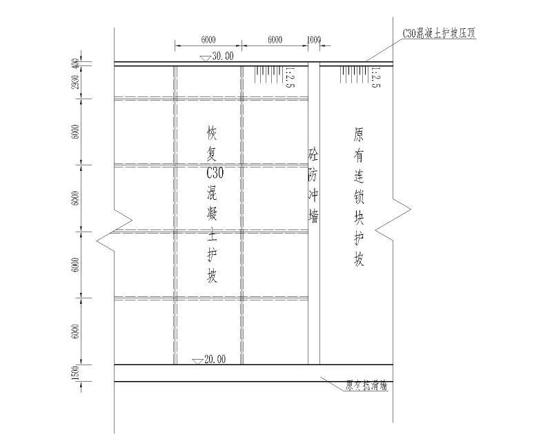 水闸下游护岸水毁修复工程图纸2021+37Pcad - 5