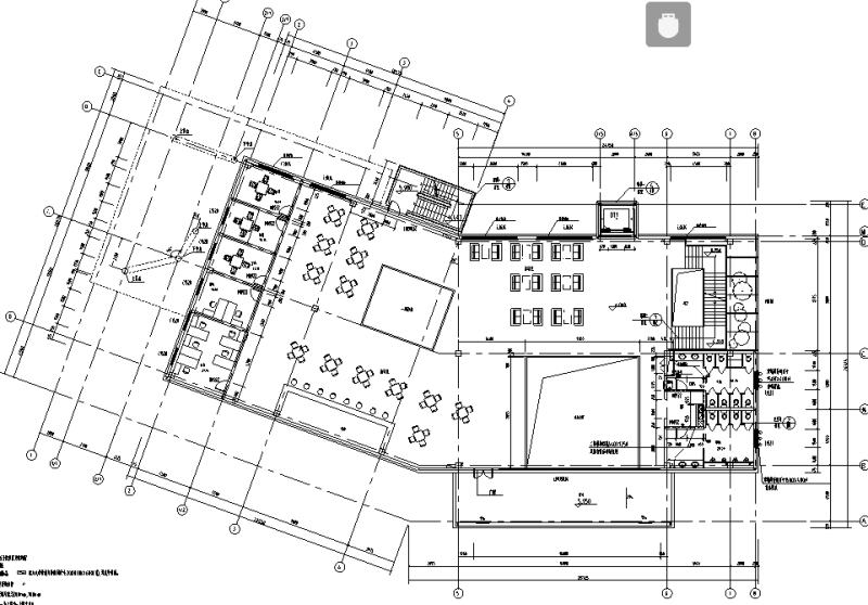 售楼处给排水建筑结构强弱电施工图纸cad - 4