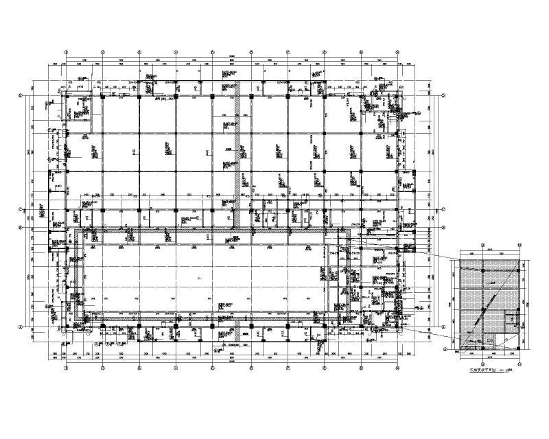 应急救援基地全套框架结构施工图纸2019+240Pcad - 3