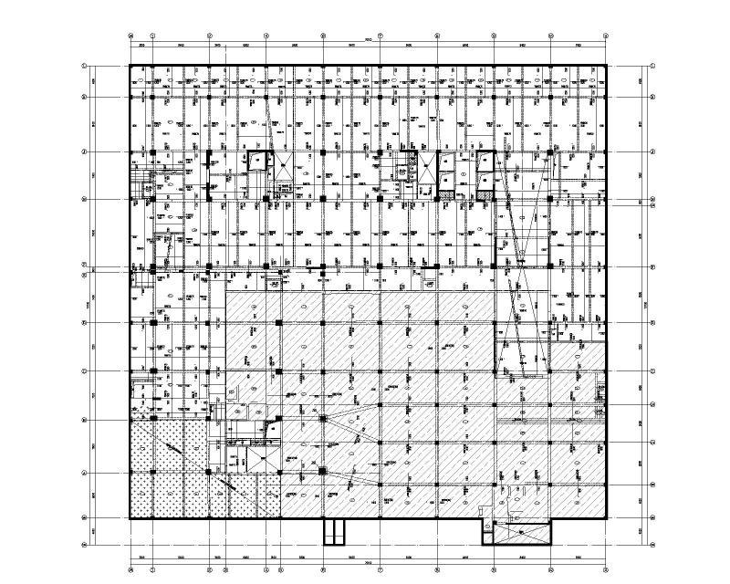 多层框架剪力墙结构办公楼施工图纸2021+94Pcad - 2