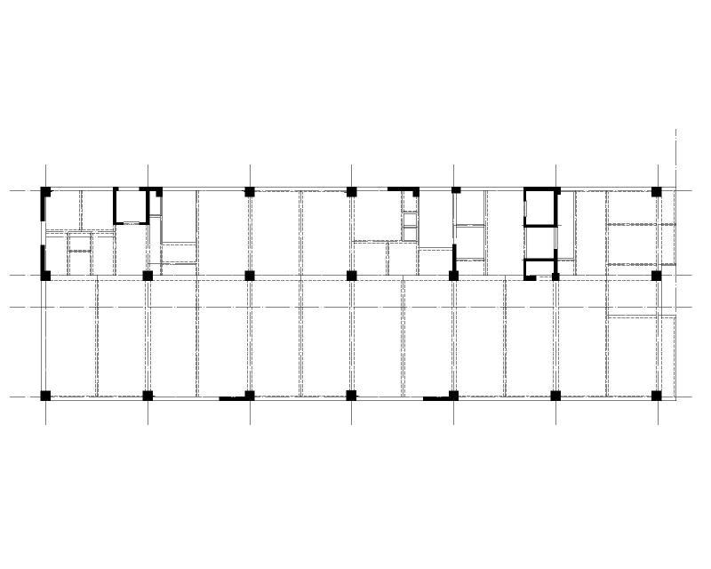 多层框架剪力墙结构办公楼施工图纸2021+94Pcad - 3
