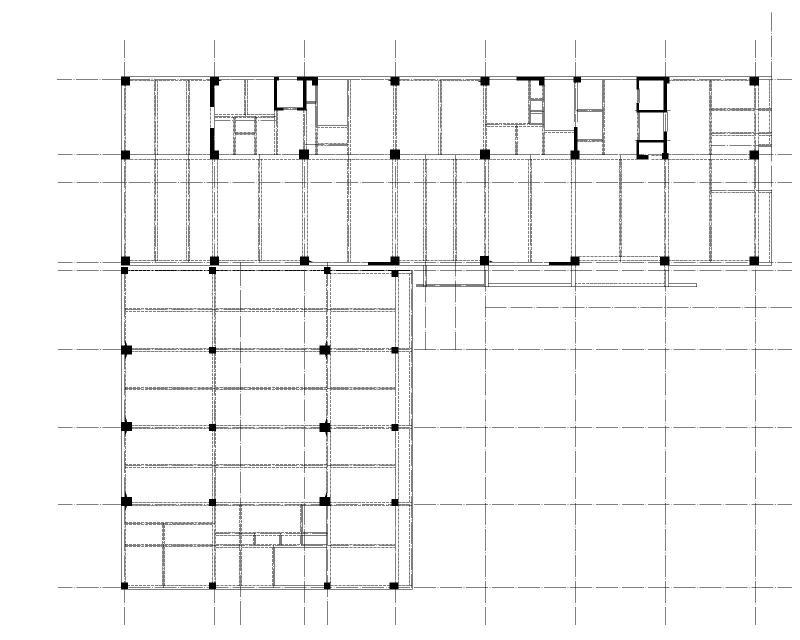 多层框架剪力墙结构办公楼施工图纸2021+94Pcad - 5