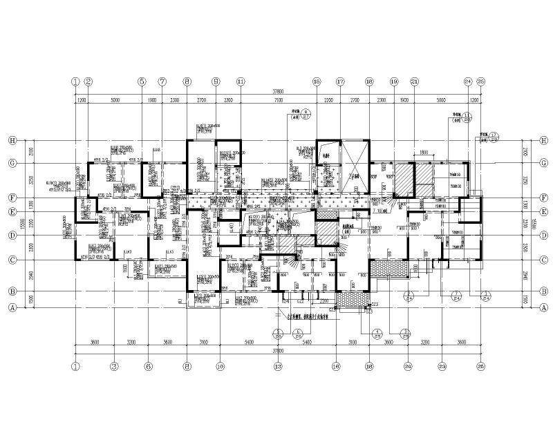 多层剪力墙结构住宅结构施工图纸2019+320P+cad - 3