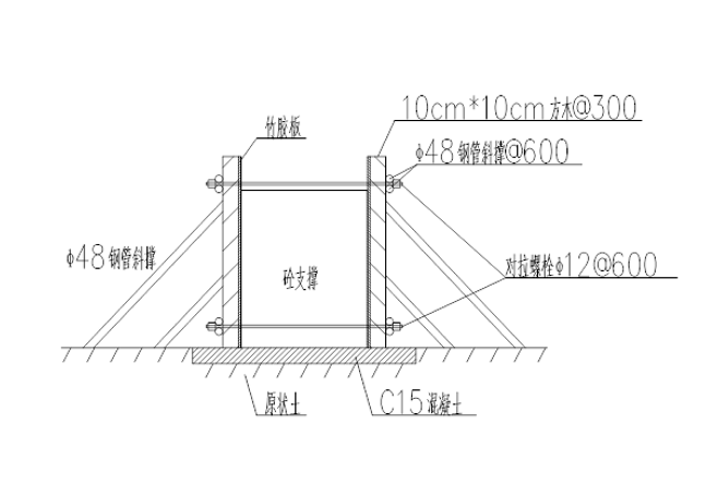 地铁车站明挖法地下连续墙基坑支护方案115Pcad - 4