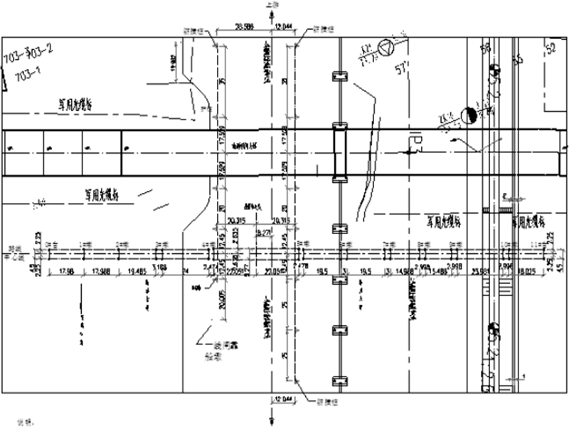 321型200型贝雷钢桥及接线专项施工方案33页cad - 1