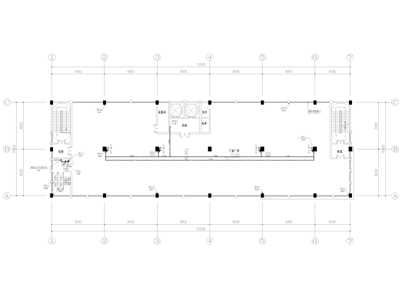 产业园厂房给排水施工图纸cad - 1