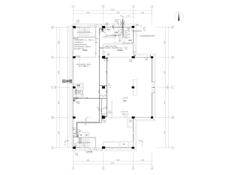 制造产业园5#厂房给排水施工图纸cad - 1