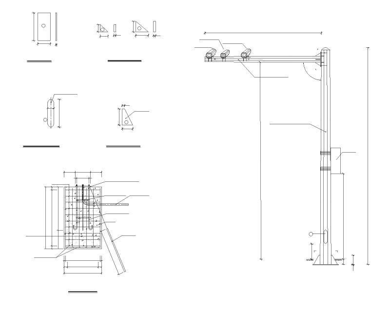 城市主干路渐变段交通工程施工图纸设计2021cad - 4