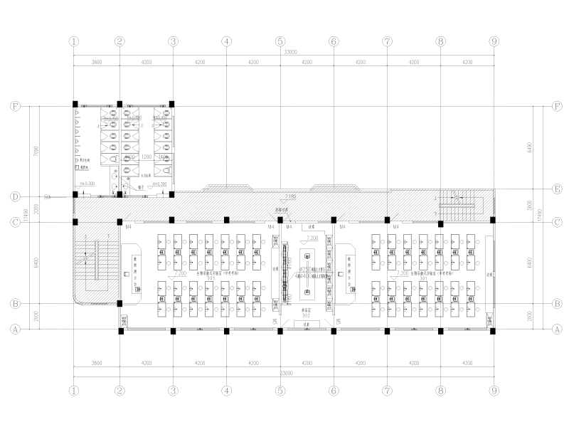 中学校园功能微改造暖通施工图纸cad - 1