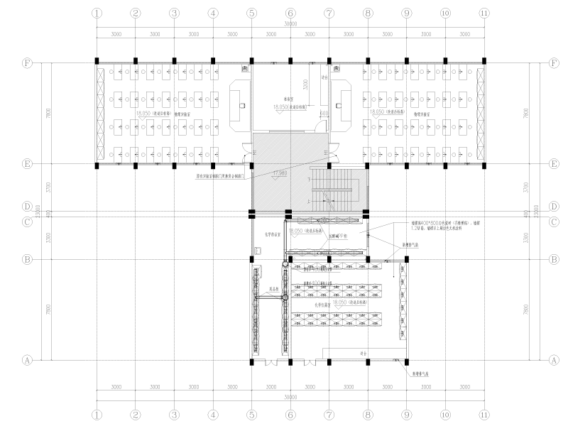 中学校园功能微改造暖通施工图纸cad - 3