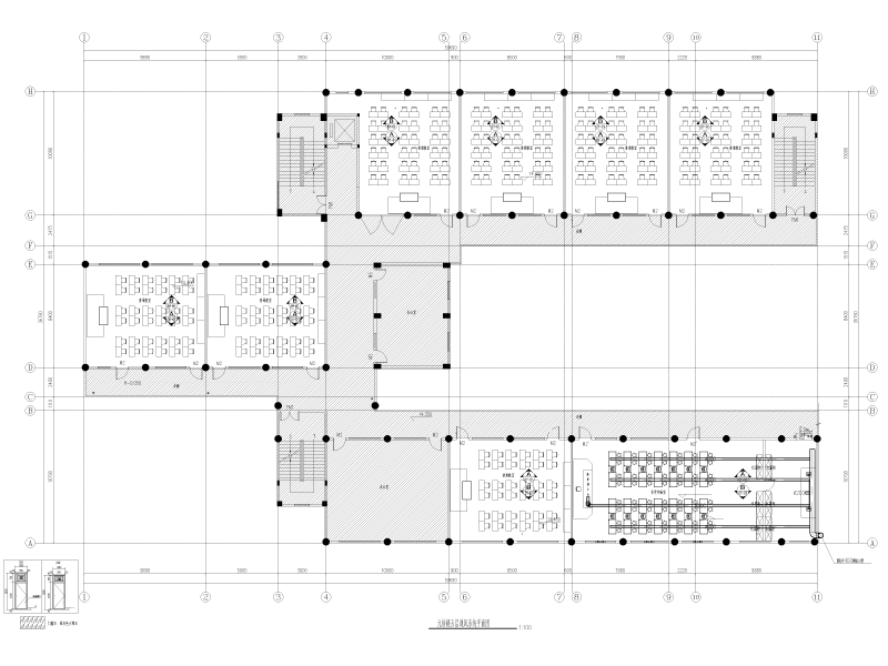 中学校园功能微改造暖通施工图纸cad - 4