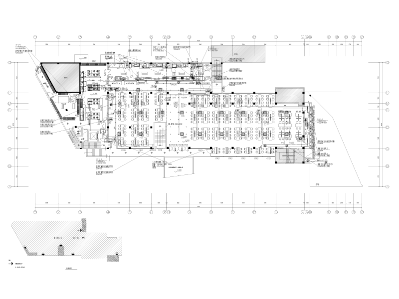 司法学校微改造暖通施工图纸cad平面图 - 1