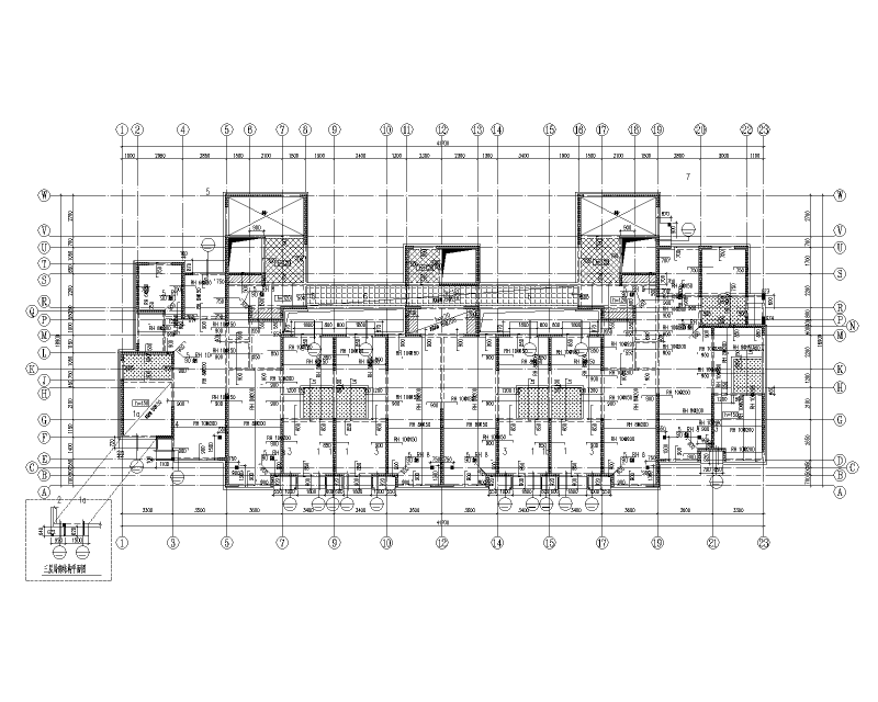 2021多层框架剪力墙结构住宅结构施工图纸143Pcad - 1