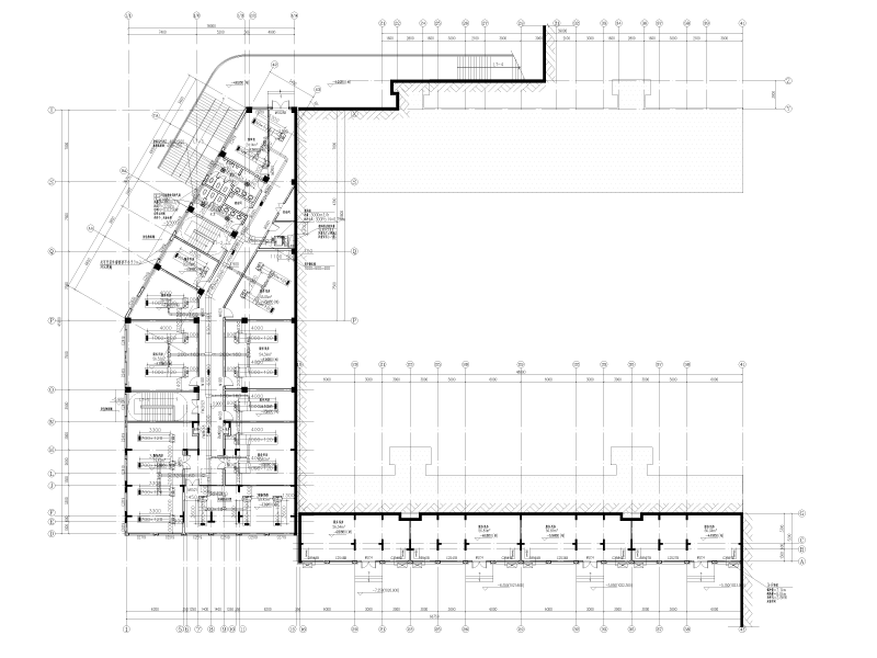 示范性学校教师公寓暖通施工图纸cad平面图 - 2