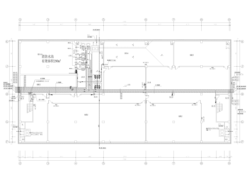 医院养老中心给排水施工图纸cad - 3