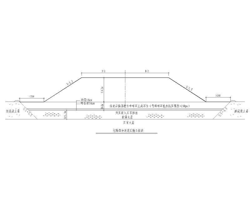 双向六车道物流园进场道路工程施工图纸2021cad - 5