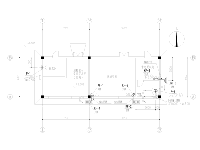 发动机设计研究所油库暖通施工图纸cad - 1