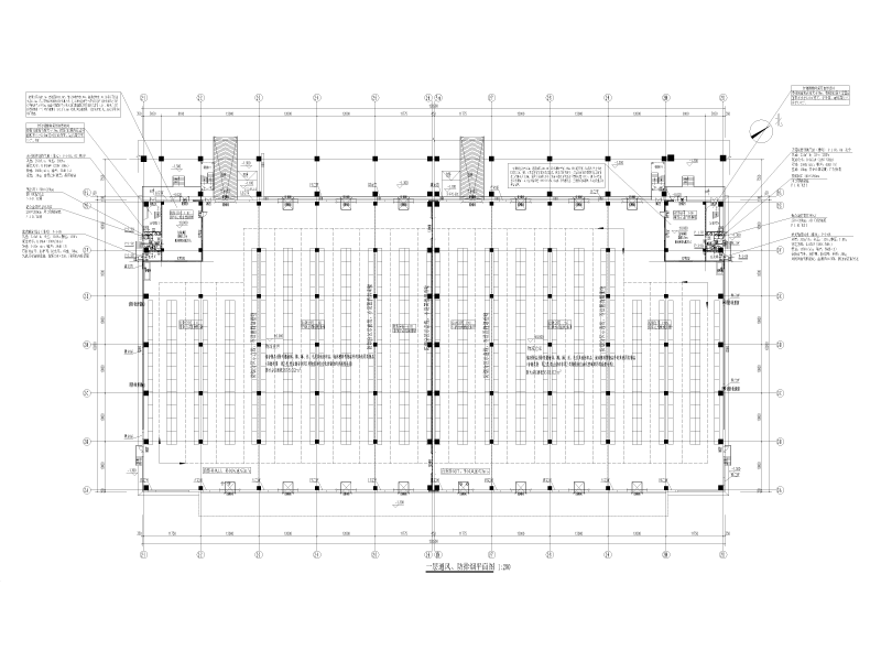 物流项目2#标准仓库暖通施工图纸cad - 3